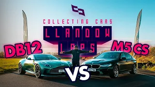 BMW M5 CS vs Aston Martin DB12: Grudge Match | Llandow Laps - Episode 1: Grand Tourers-ish