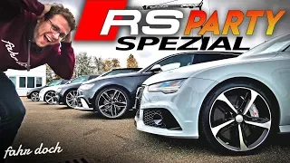 Audi RS3 vs RS4 vs RS5 vs RS6 vs RS7! Wir fahren ALLE! Gebrauchtwagen Review | Fahr doch