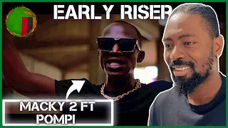 Macky 2 ft Pompi - Early Riser "Waulesi Asadye" (Official Music Video) | Reaction