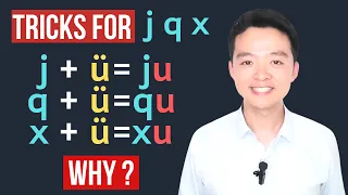 Chinese j q x Pinyin Pronunciation Tips Chinese Alphabet Pinyin Why ü without umlaut