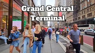 Grand Central Terminal. 42nd St. Walking tour. Midtown Manhattan. New York
