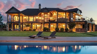This $7,140,00 Stunning panoramic mountain view Home in Washington has incredible outdoor spaces