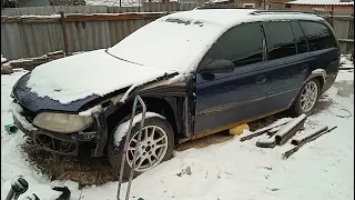 Пока Опель ждал своей очереди проржавел по новой!) Продолжаю развлекаются на морозе