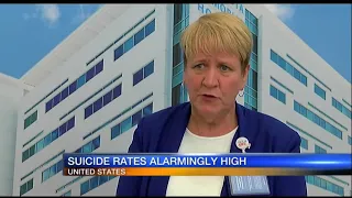 Video: United States suicide rates alarmingly high