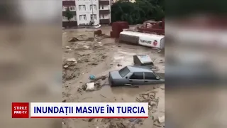 Inundații devastatoare în Turcia, provocate de un ciclon din Marea Neagră. Nouă persoane au murit