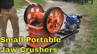 Small Portable Jaw Crusher For Mining, Concrete, Recycling, Rock Crushing MBMM