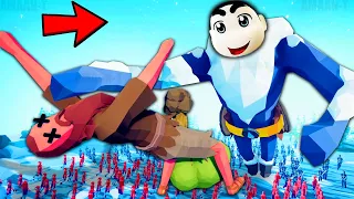 SHINCHAN ARMY vs AMAAN ARMY in BATTLE | shinchan and franklin fight eachother in battle