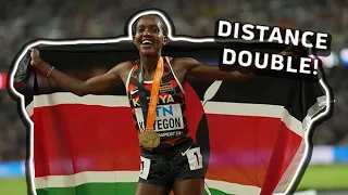 Faith Kipyegon Becomes First Woman EVER To Complete 1,500m-5k Double At World Championship