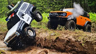 FORD Bronco SMOKED! ... Budget Beluga Huangbo R1001 vs Blazer from Gmade ... RC OFFroad 4x4