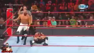 Raw En Españon Lunes 8 de julio 2019 _ Seth Rollins y Becky Lynch vs Andrade y Zelina Vega