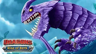 NEW LEGENDARY DRAGON PURPLE DEATH (DRAGONS RISE OF BERK)