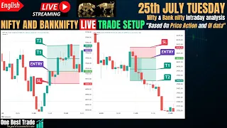 🔴Live Nifty intraday trading | Bank nifty live trading | Live options trading | 25th JULY 2023 dhan