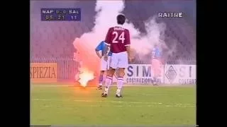 Scontri Ultras Napoli-Salernitana Coppa Italia 1999