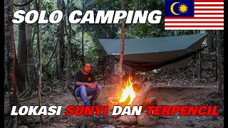 Solo Camping Malaysia | Bermalam Sendirian Di Pinggir Hutan | Motor Camping