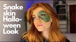 Simple Snake skin SFX Halloween Makeup