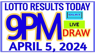 Lotto Results Today 9pm DRAW April 5, 2024 swertres results