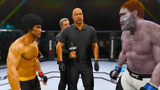 Bruce Lee vs. Bigfoot Henry (EA sports UFC 2)