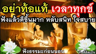 อย่าท้อแท้ ปล่อยวาง เวลาทุกข์ ฟังแล้วดีขึ้นมาก🙏ฟังธรรมะก่อนนอน(852)8🙏