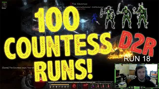 100 Countess Runs Loot Highlights Diablo 2 Resurrected MY INVENTORY IS FULL!