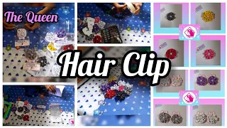 Hair clip making at home | ලස්සනම ලස්සන කොන්ඩ කටු හදමු❤💜️ | 07 | #craft #thequeen #art #hairclip