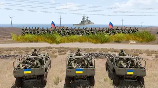 200 Russian troops who infiltrated by sea met brutal resistance from the Ukrainian army