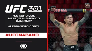 UFC 301: Alessandro Costa vence Kevin Borjas e pede adversário ranqueado
