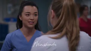 Mika Yasuda and Taryn Helm 20x09 Grey's Anatomy Spoiler