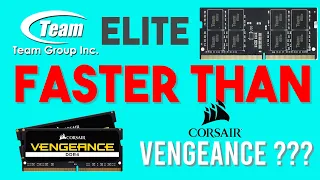 Team Elite DDR 4 Sodimm vs Corsair Vengeance vs Samsung