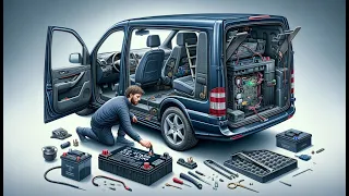 Eco Start/Stop Battery Removal and Installation in Mercedes-Benz Vito