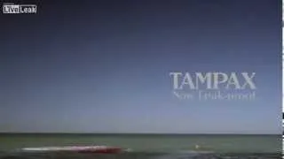 Babe Eaten By Great White Shark: Russian Tampon Ad
