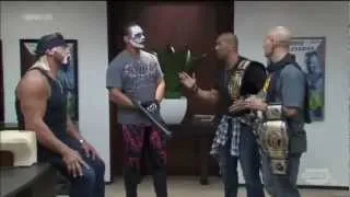 Hulk Hogan, Sting Daniels & Kazarian (Backstage) - Impact 30/8/2012