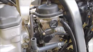 How to remove and reinstall the carburetor from a Suzuki DRZ 400 S & SM (Carb removal)