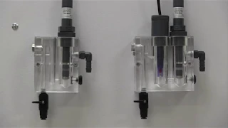 Chemtrac Chlorine Sensor Flow Cell Setup