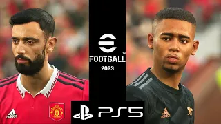 eFootball 2023 - Manchester United vs Arsenal Gameplay (PS5)