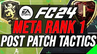 FC 24 - BEST *META* Rank 1 Custom Tactics & Instructions (Post Patch)