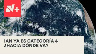 ¿Hacia dónde va el potente huracán Ian de categoría 4? - Despierta