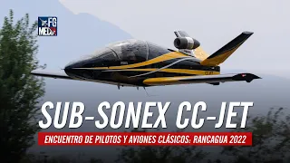 Sub Sonex CC-JET de Hernán Santibañez en el Encuentro de Pilotos de aviones clásicos, Rancagua 2022