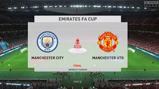 FIFA 23 - Manchester City vs Manchester United || FA Cup Final (03/06/2023)  #manchesterderby