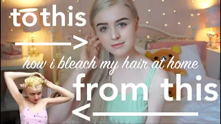 How I Bleach My Roots AT HOME 🏠 Lily Edgar