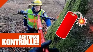 SPRENGSATZ im BAUM! 🧨 Straße gesperrt! | Kabel Eins |Achtung Kontrolle