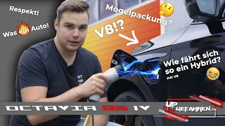 Plug-In Hybrid mit V8!? | Was hat der neue Skoda Octavia RS iV zu bieten? || Review || upgefahren.tv