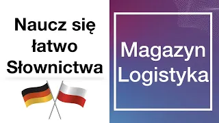 Słownictwo z logistyki po niemiecku cz. 1 🇩🇪 Lager und Logistik Dolby Vision HDR