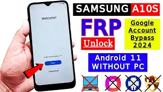 Samsung Galaxy A10s Frp Bypass Without PC 2024 | YouTube Update | Remove Google Account Android 11
