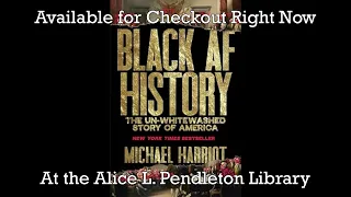 ALP Readblog 12/9/23: "Black AF History" The Unwhitewashed Story of America" by Michael Harriot