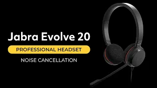 Jabra Evolve 20 | Professional headset With Mic With Noise Canceling Technology👌👌