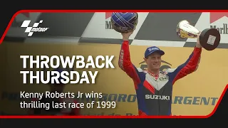 Kenny Roberts Jr wins thrilling last race of 1999 | Throwback Thursday