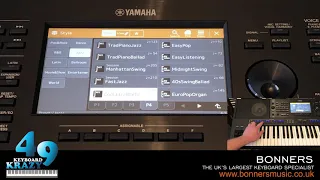 Yamaha PSR-SX900 Keyboard - Jazz Styles Part 2/2