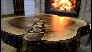 Walnut coffee table