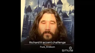 Shakespeare accent challenge