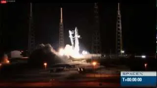 SpaceX Falcon 9 Dragon SUCCESSFUL Launch Attempt 5/22/2012 HD